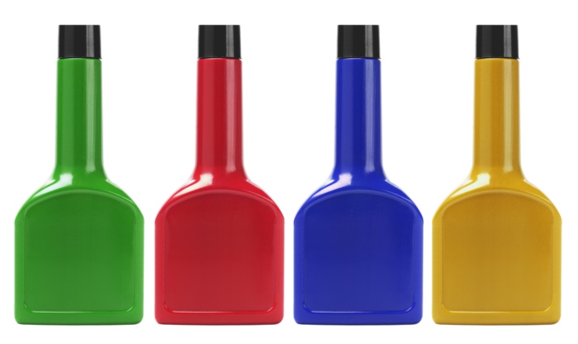 4 fuel additive bottles
