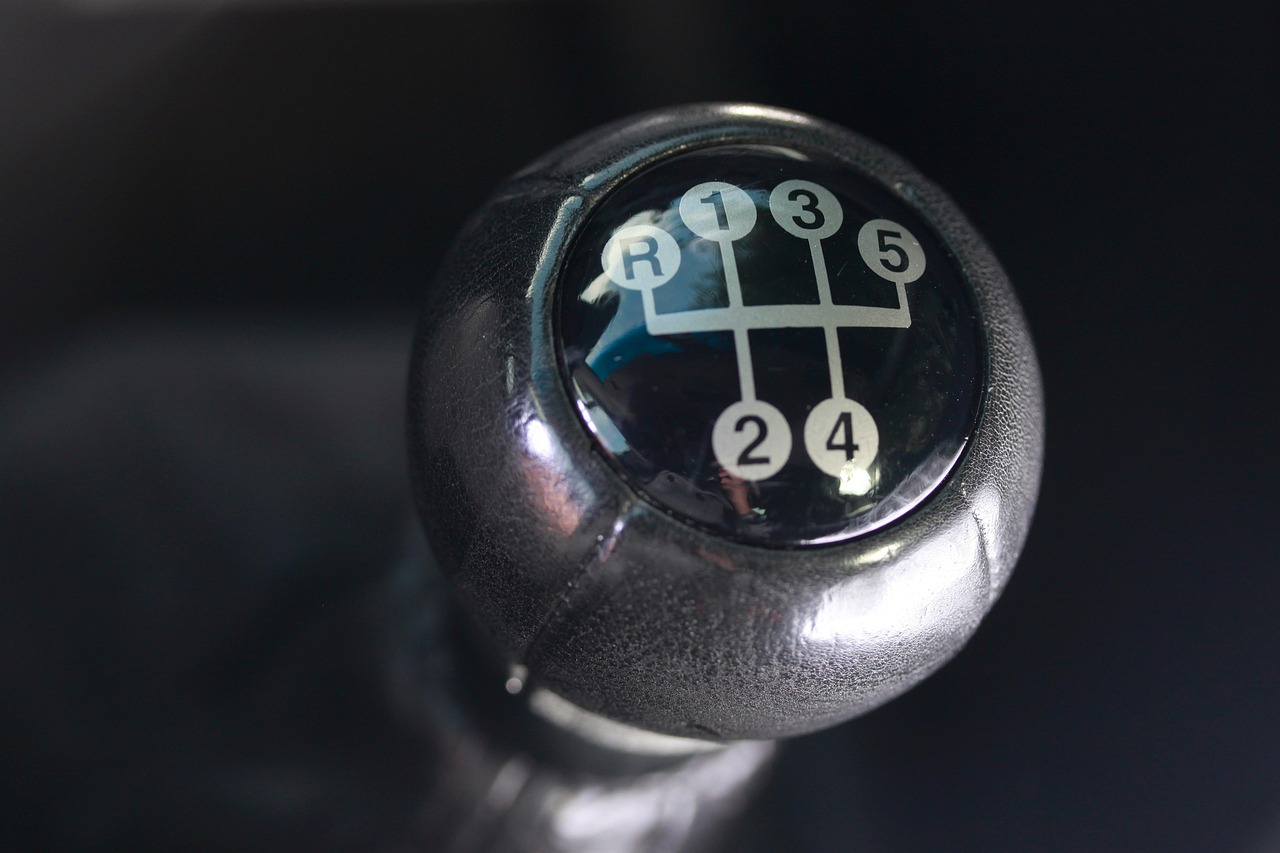 Car gearstick for gearbox