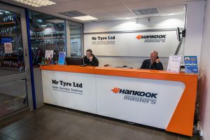 Mr Tyre Farnworth reception area