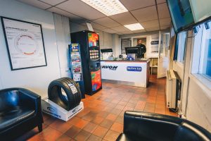 Mr Tyre Derby interior branch.