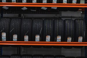 Mr Tyre Peterborough rack of tyres