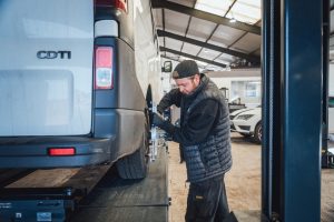 Wheel alignment at Mr Tyre Bloxwich