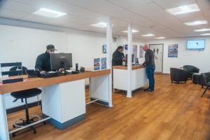 Mr Tyre Leeds reception area